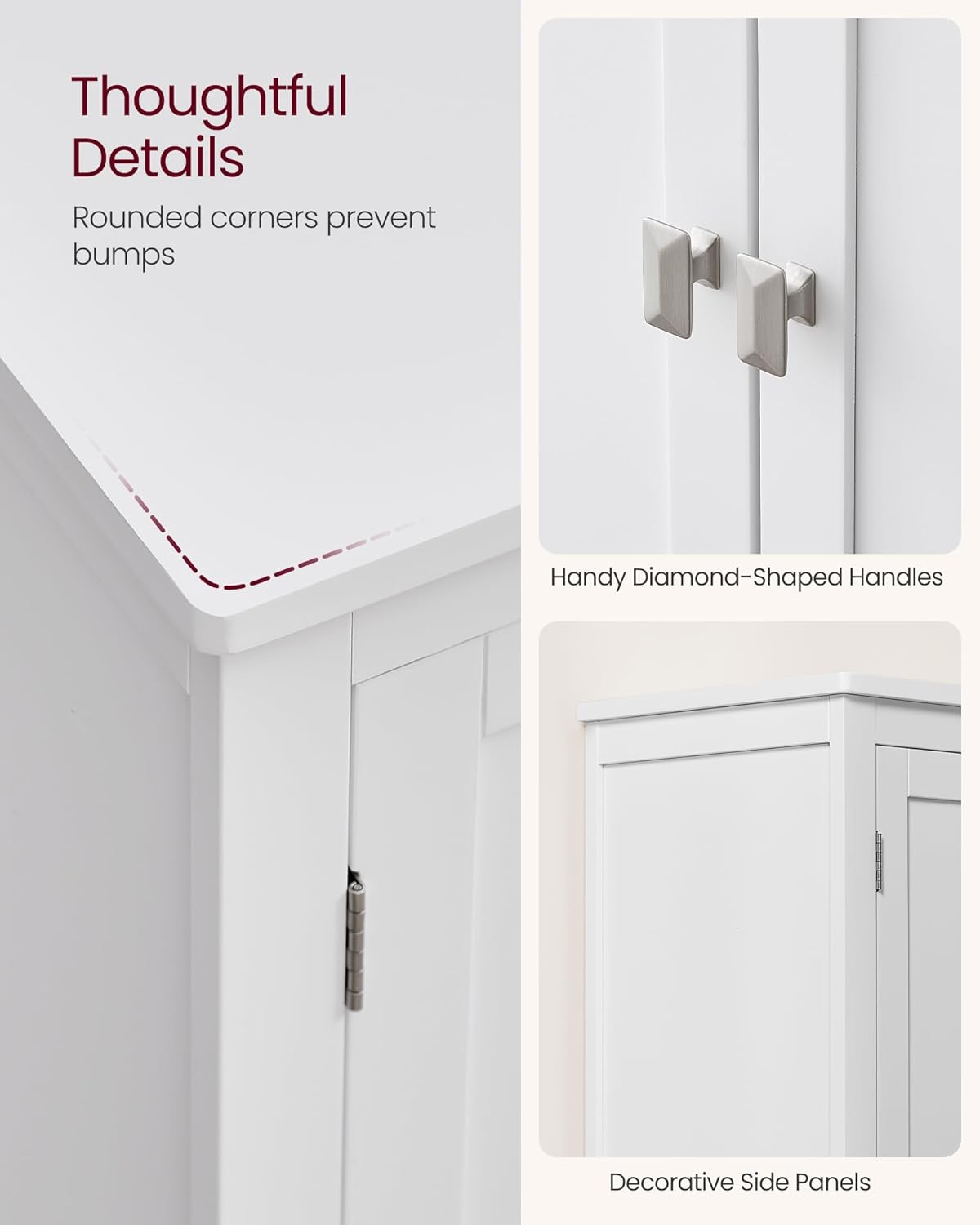 VASAGLE Floor Storage Cabinet