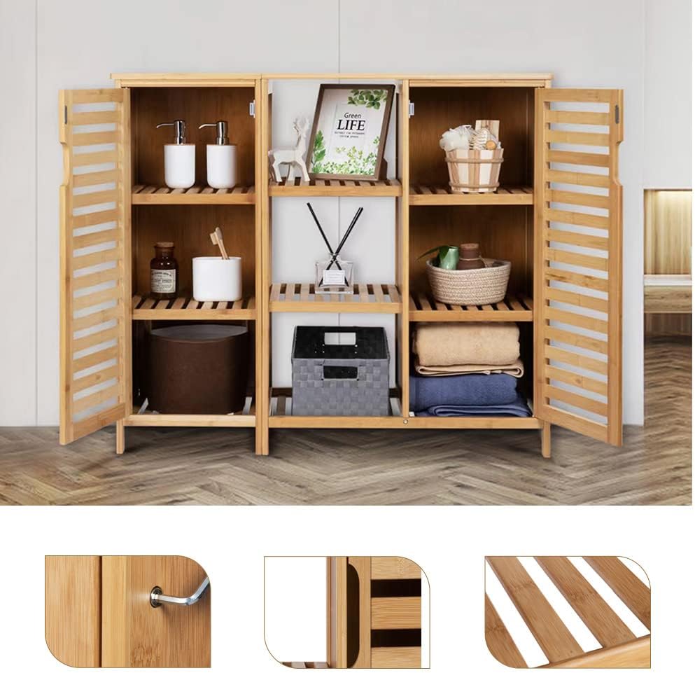 Bamboo Storage Cabinet