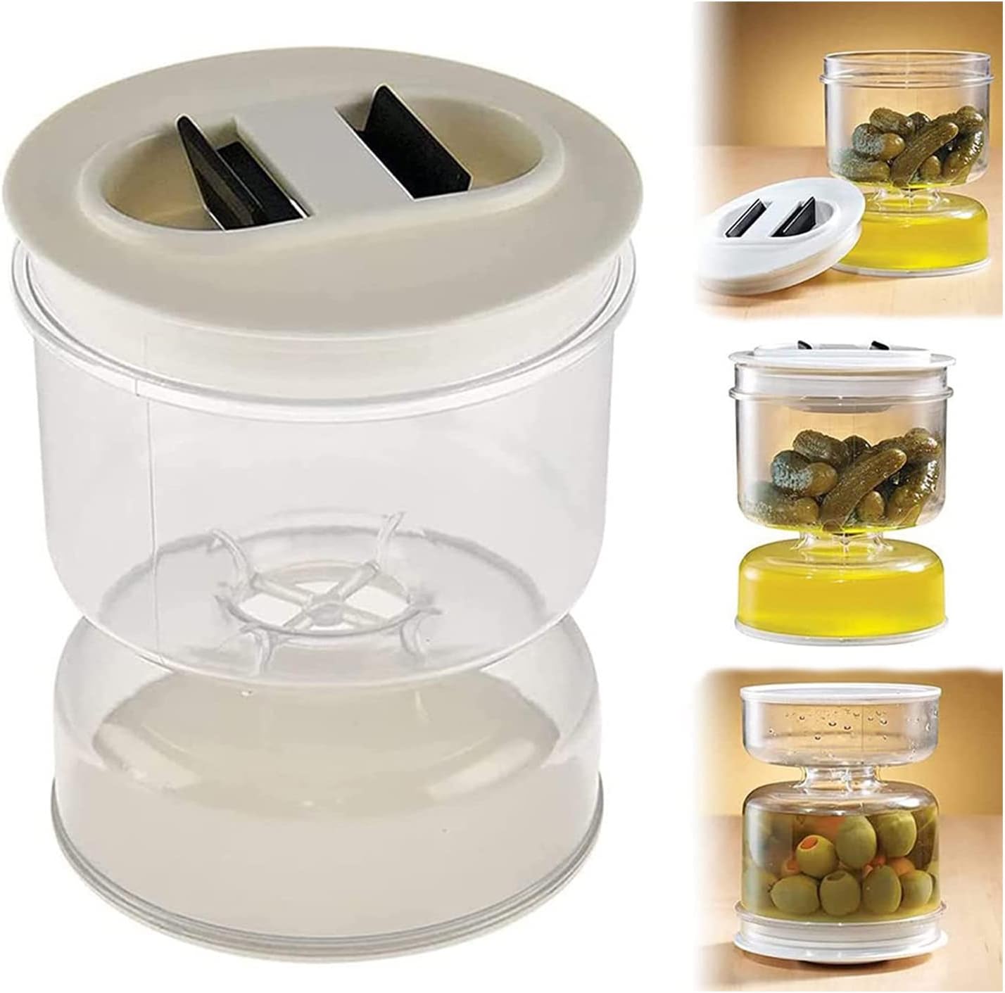 Pickle and Olives Jar Container