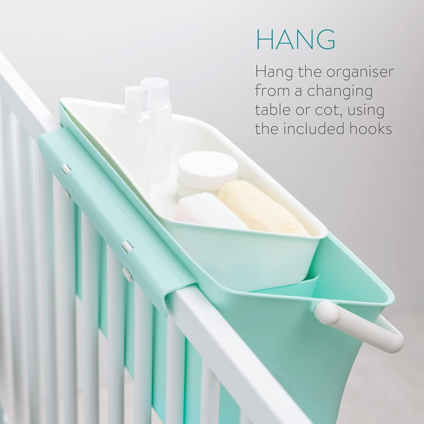 Navaris  Baby changing table organizer