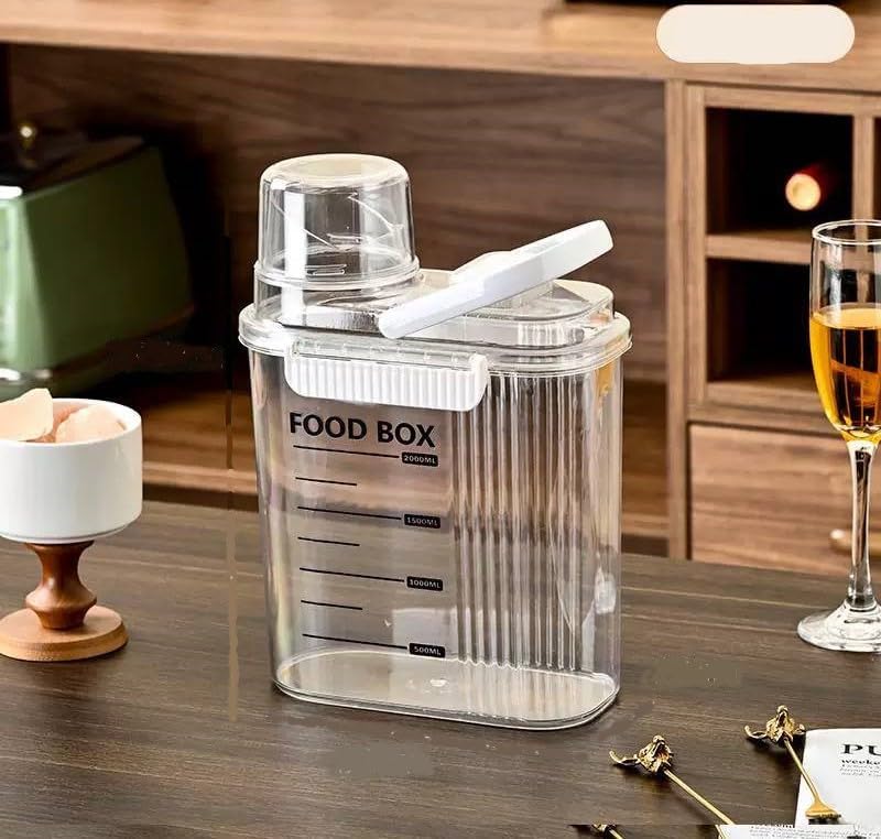 Food Storage Containers with Measuring Cup