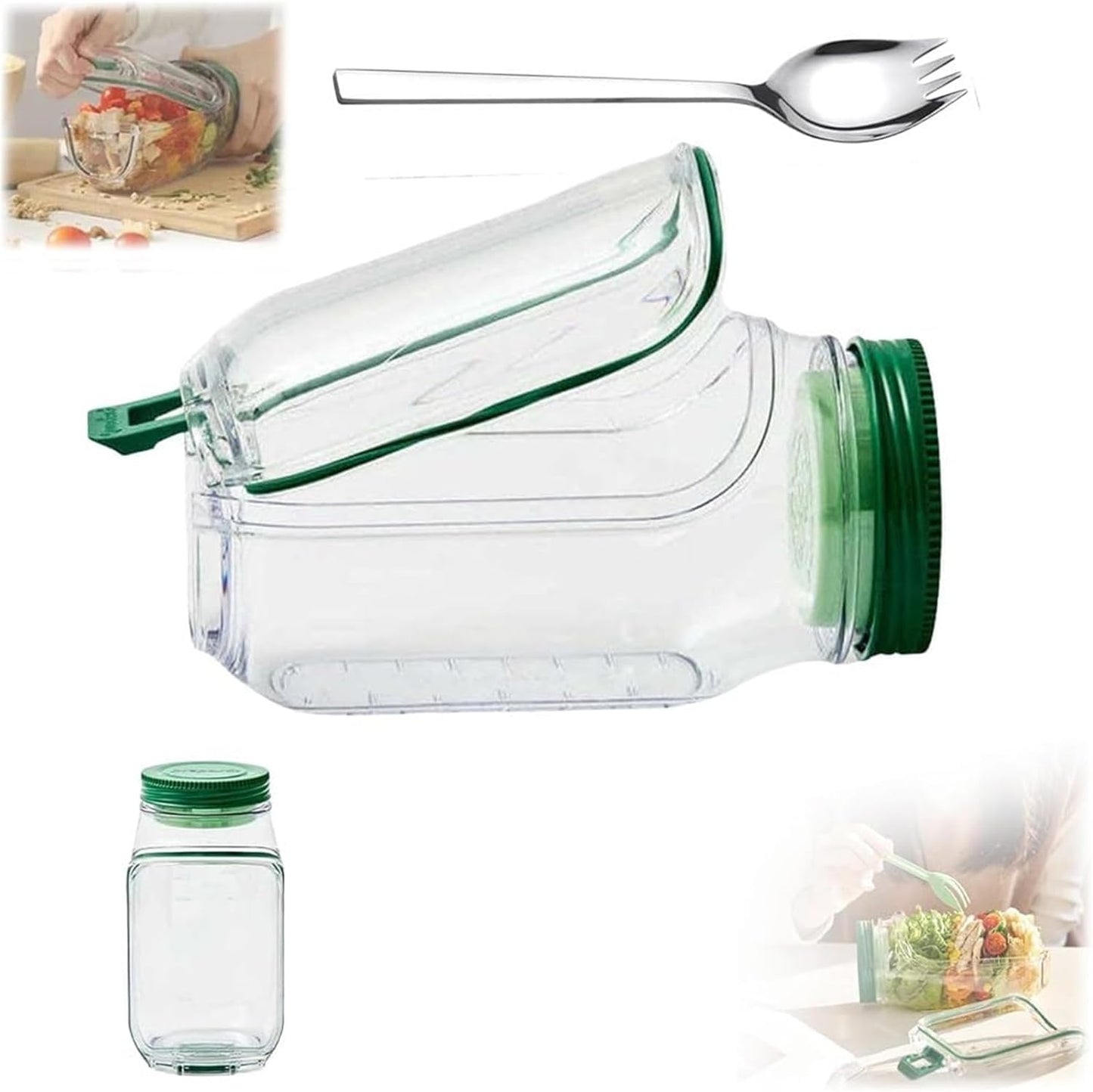 Vertical Layering Salad Pod