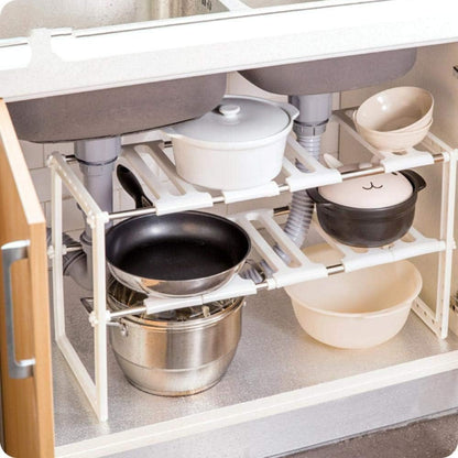 Kitchen Sink Expandable Storage Rack