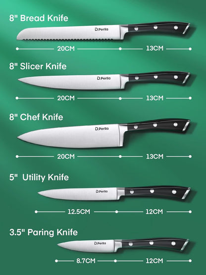 D.Perlla 6-Piece Kitchen Knife Set
