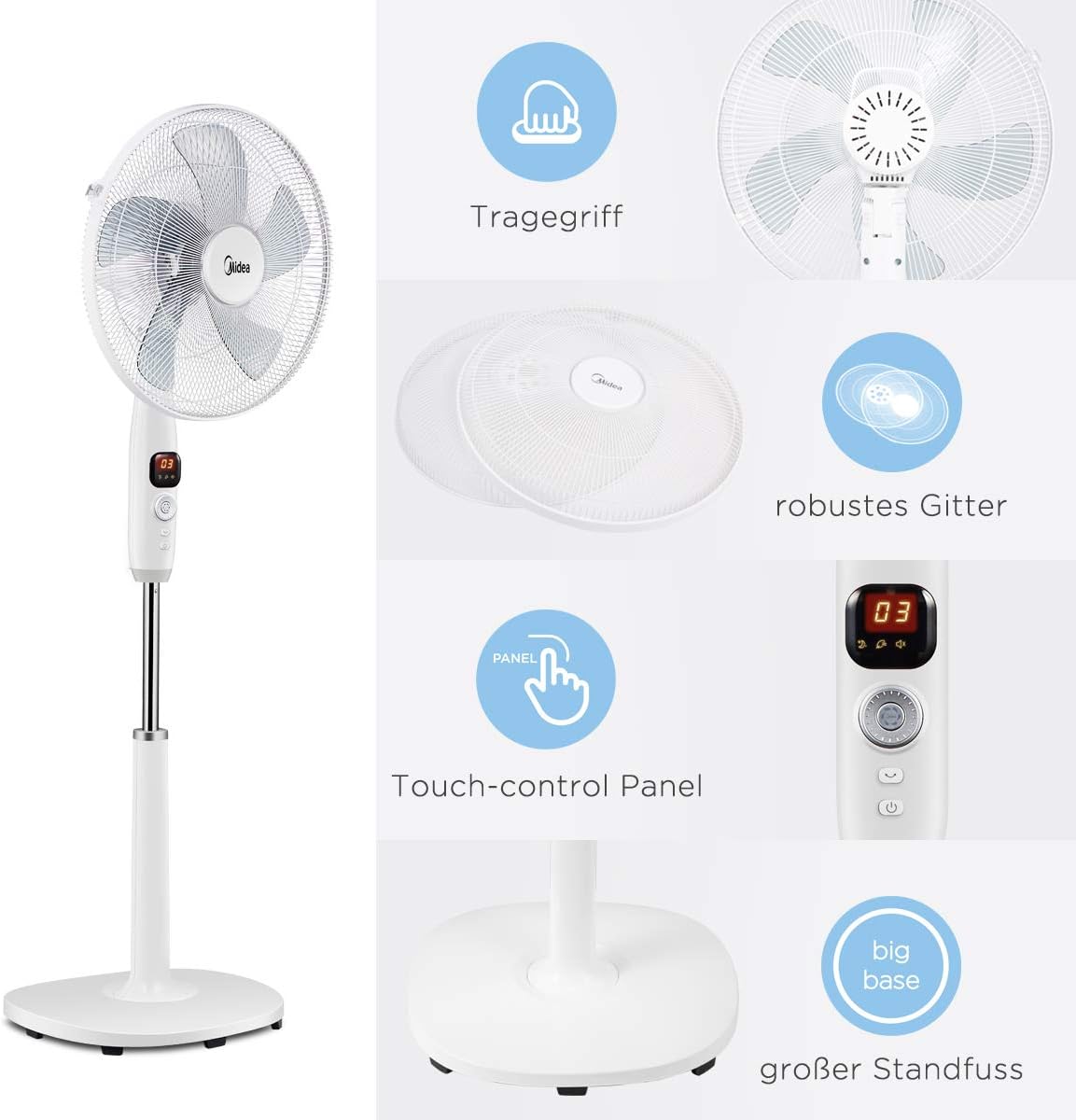 Midea Pedestal Fan