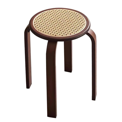 Handcrafted Rattan Stool