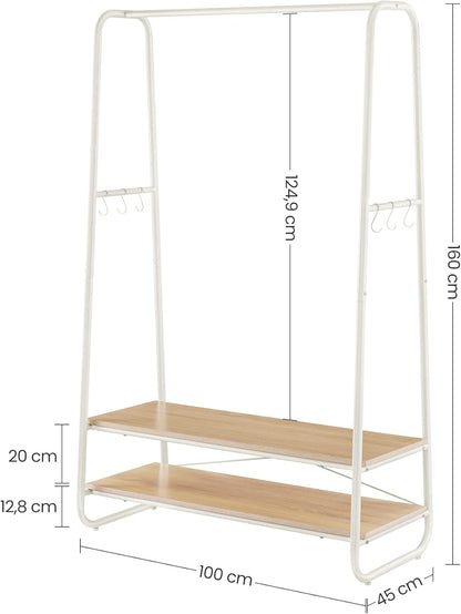 VASAGLE Clothes Rail RGR112W09