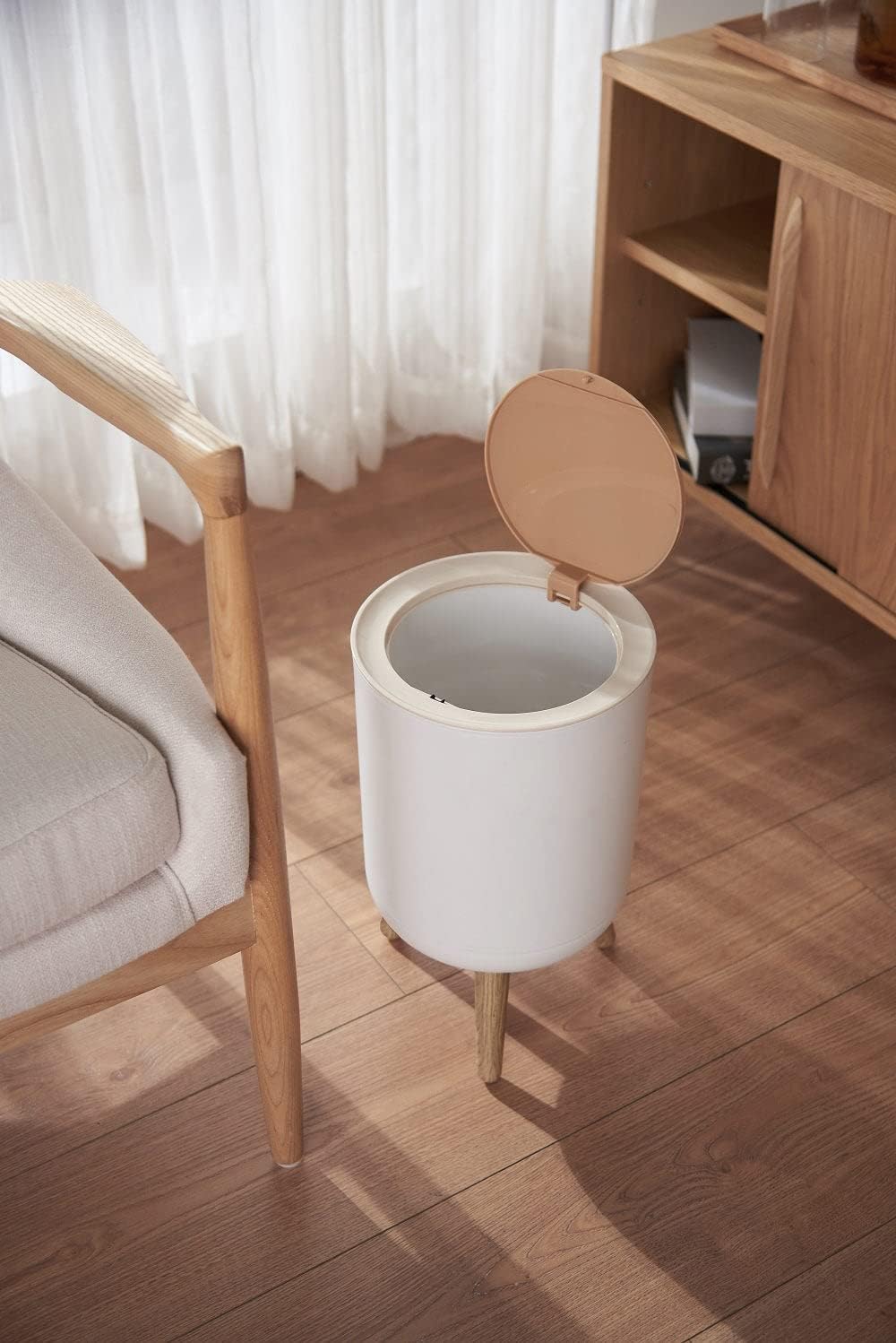 Kitchen Trash Can with Lid