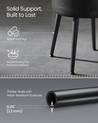 VASAGLE Vanity Chair Stool
