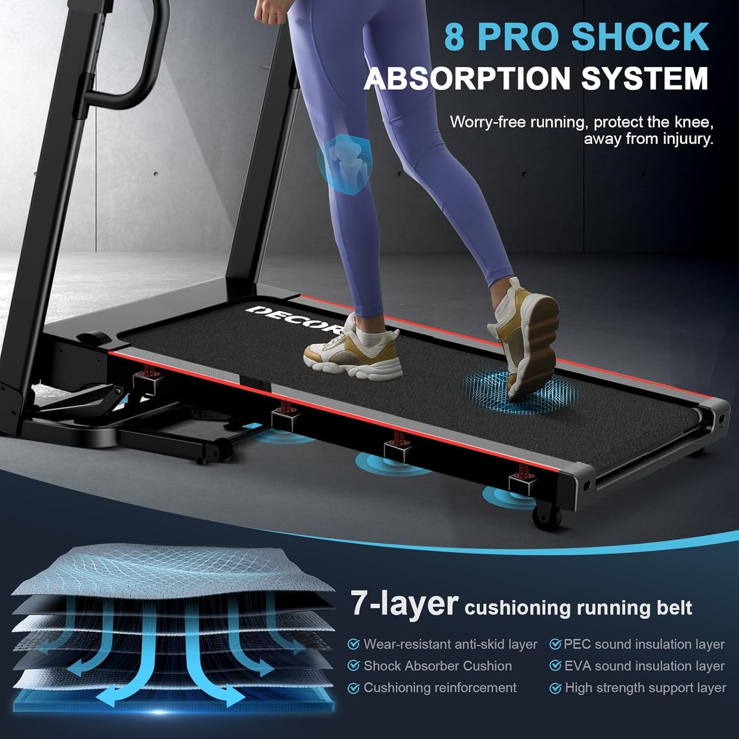 Folding Treadmill for Home