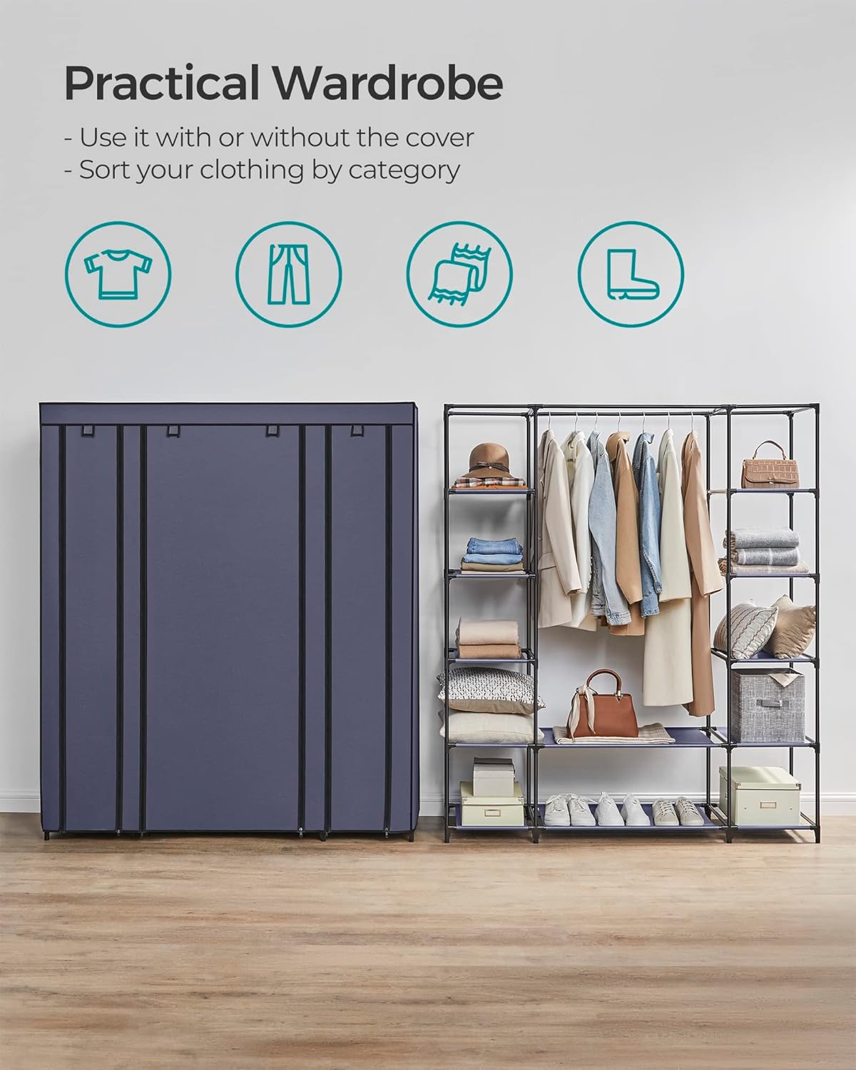 SONGMICS Fabric Wardrobe LSF003I02