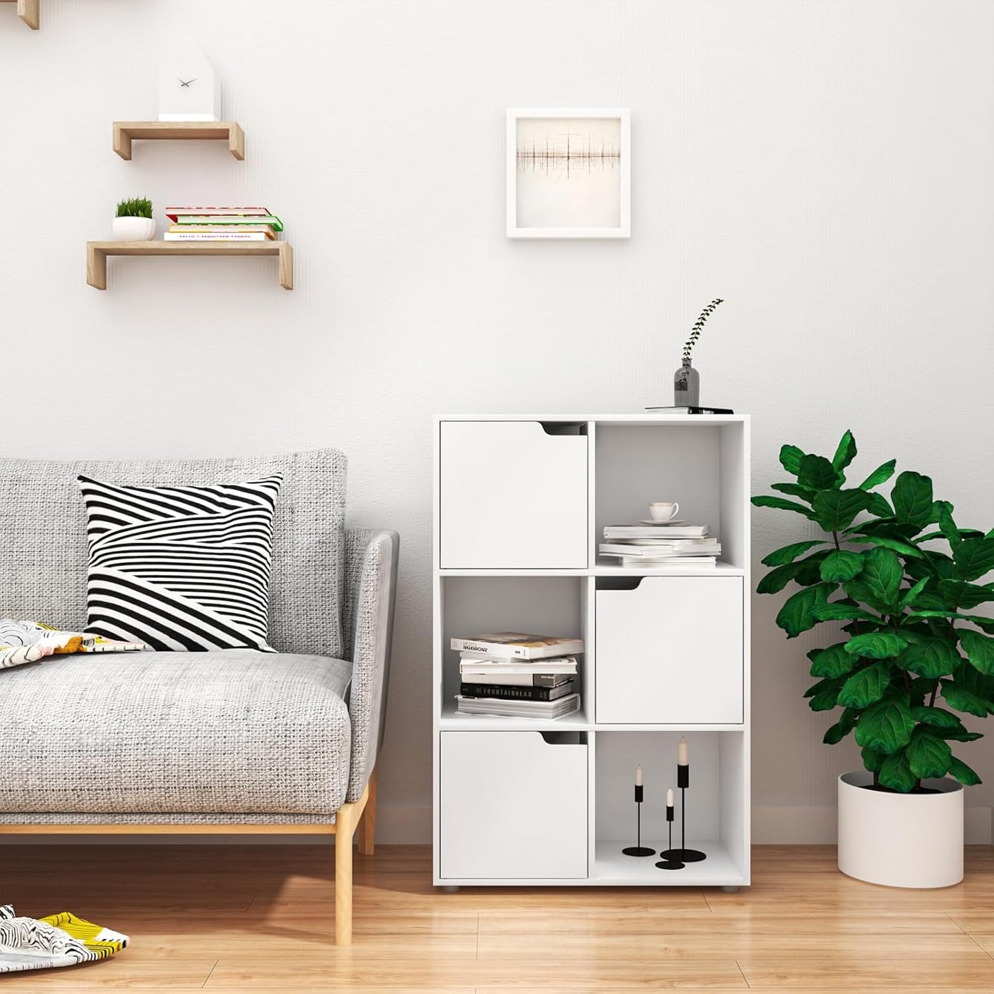 WOLTU Bookcase Standing Storage Rack