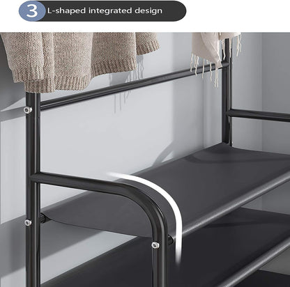 Multi-functional Metal Shoe Rack Organizer