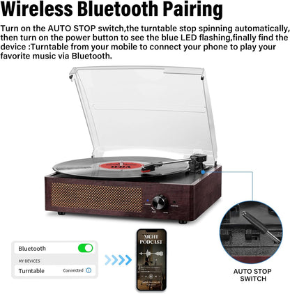 WIRELESS TURNTABLE PLAYER