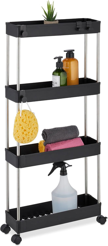 4 Tier Trolley with Wheels