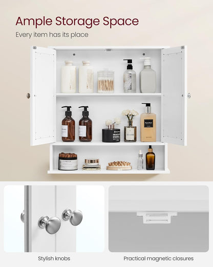VASAGLE Cabinet with Mirror LHC002