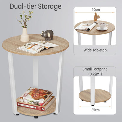 WOLTU Modern Round Coffee Table (BTS13HEI)