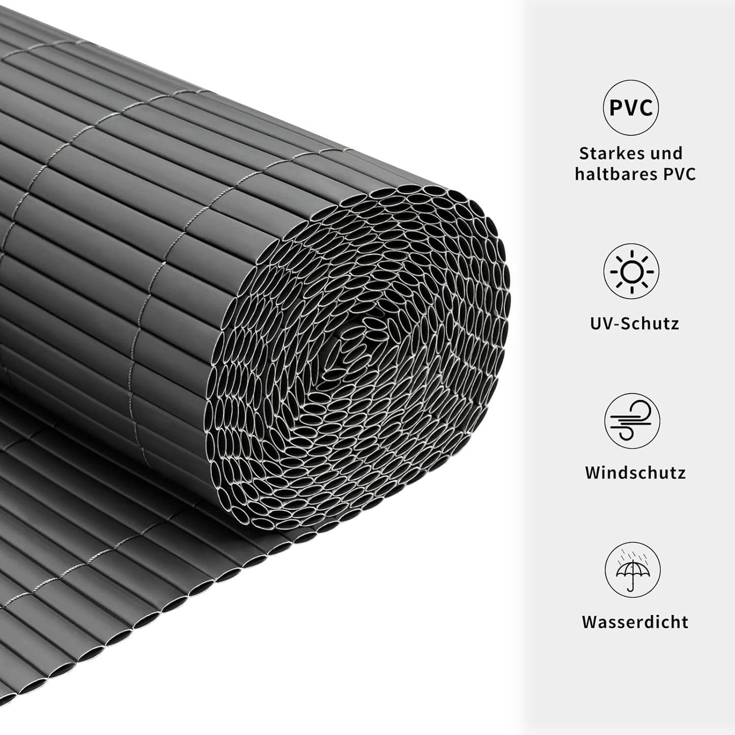 WOLTU PVC Privacy Screen Mat