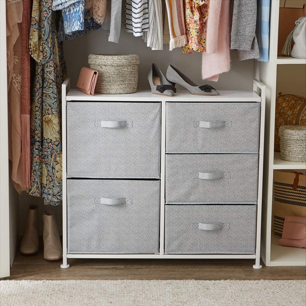 Fabric 5-Drawer Storage Organizer