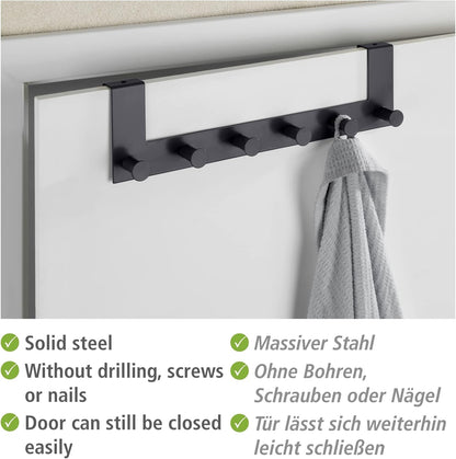 Wenko Celano Coat Rack with 6 Hooks