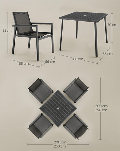 SONGMICS Garden Furniture Set GGF045G01
