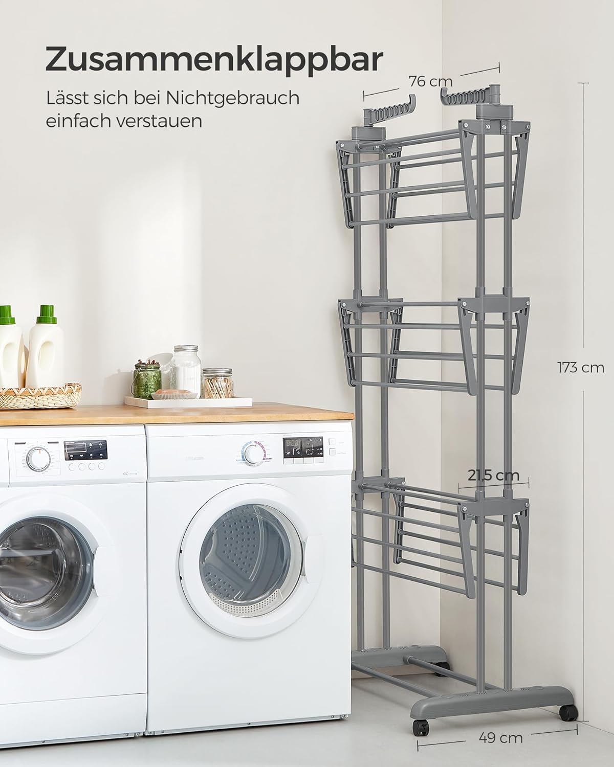 SONGMICS Clothes Airer LLR701G01V1