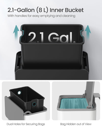 SONGMICS Hanging Kitchen Bin