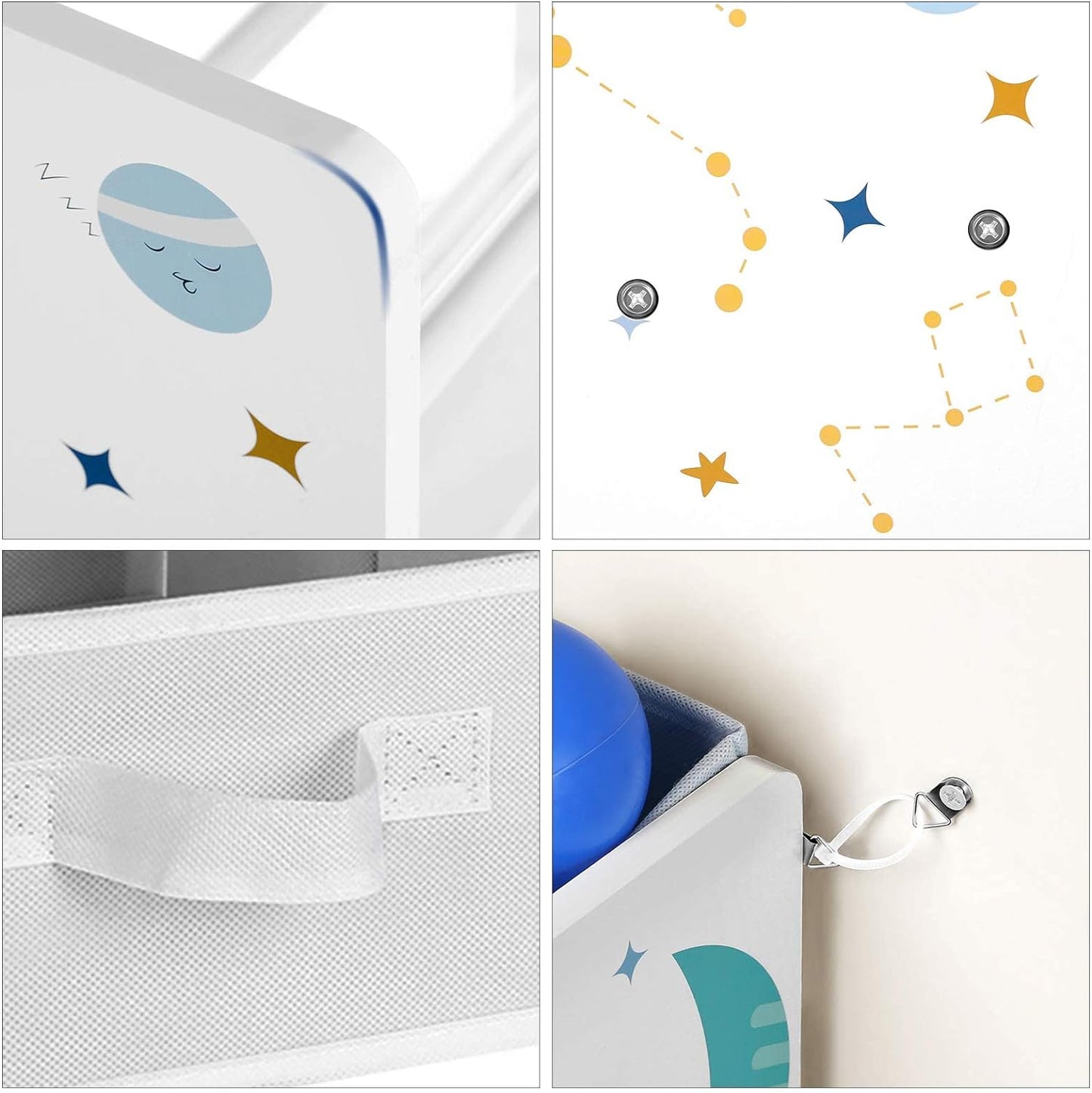 SONGMICS Children's Storage Shelf