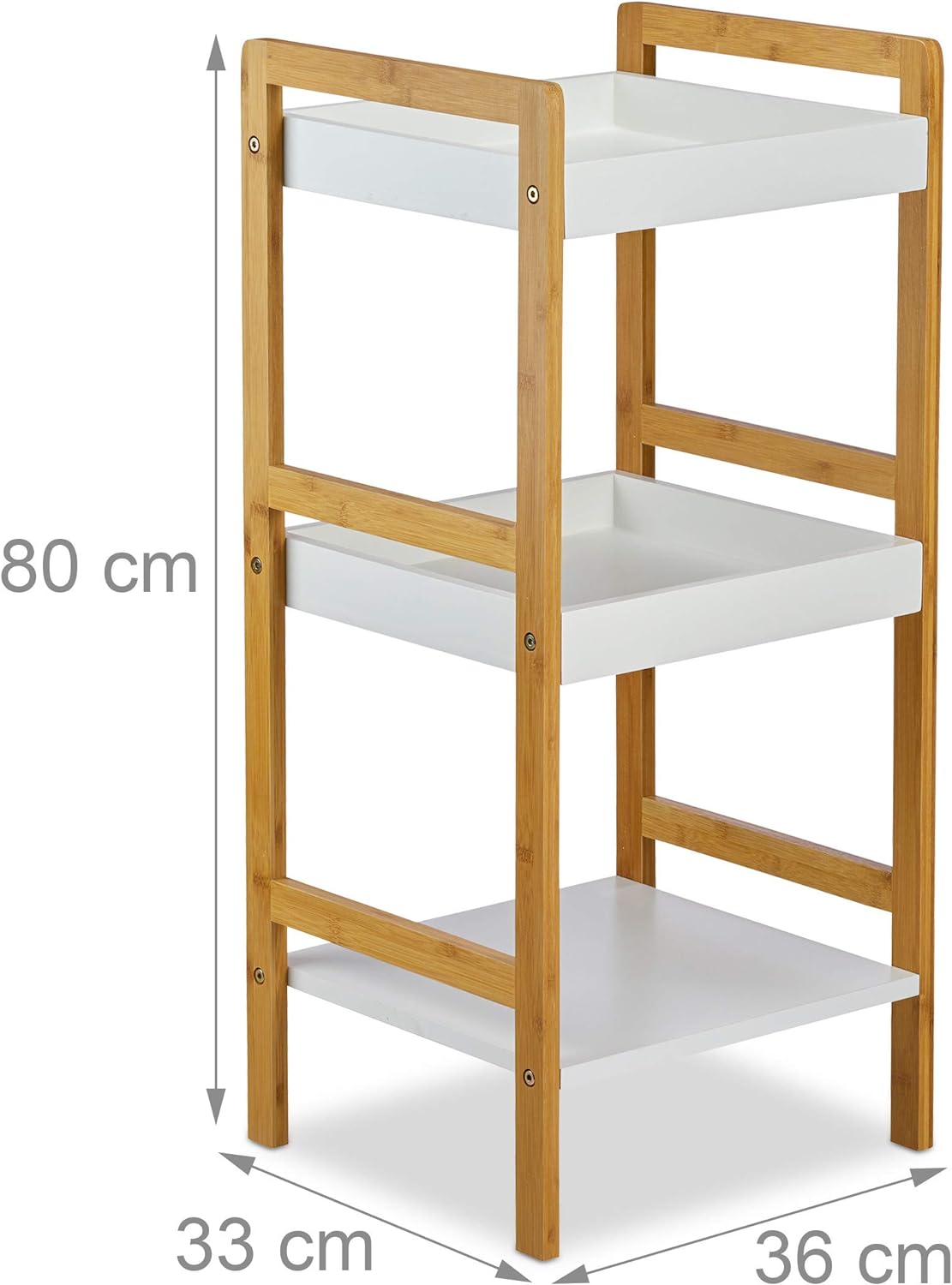 3-Tier Bamboo Shelf Storage