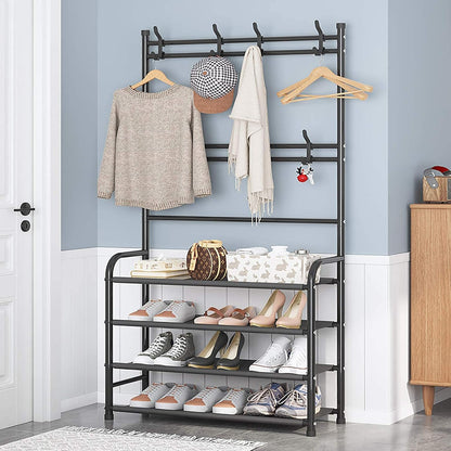 Multi-functional Metal Shoe Rack Organizer