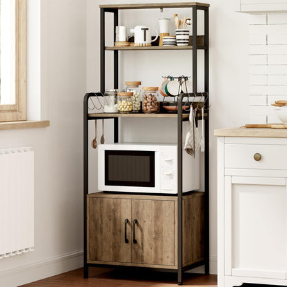 5 Tier Storage Unit with 8 Hooks