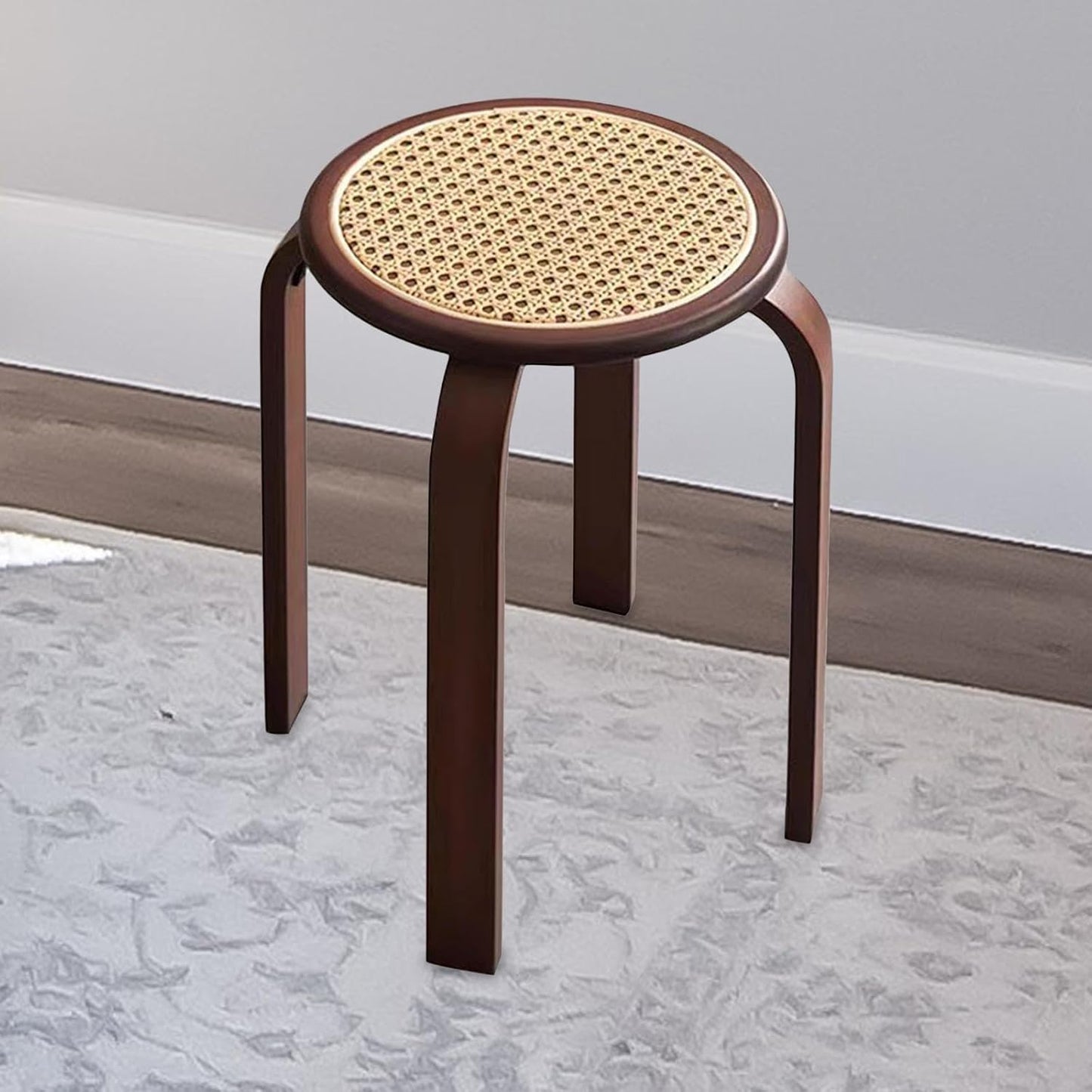 Handcrafted Rattan Stool
