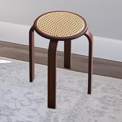 Handcrafted Rattan Stool