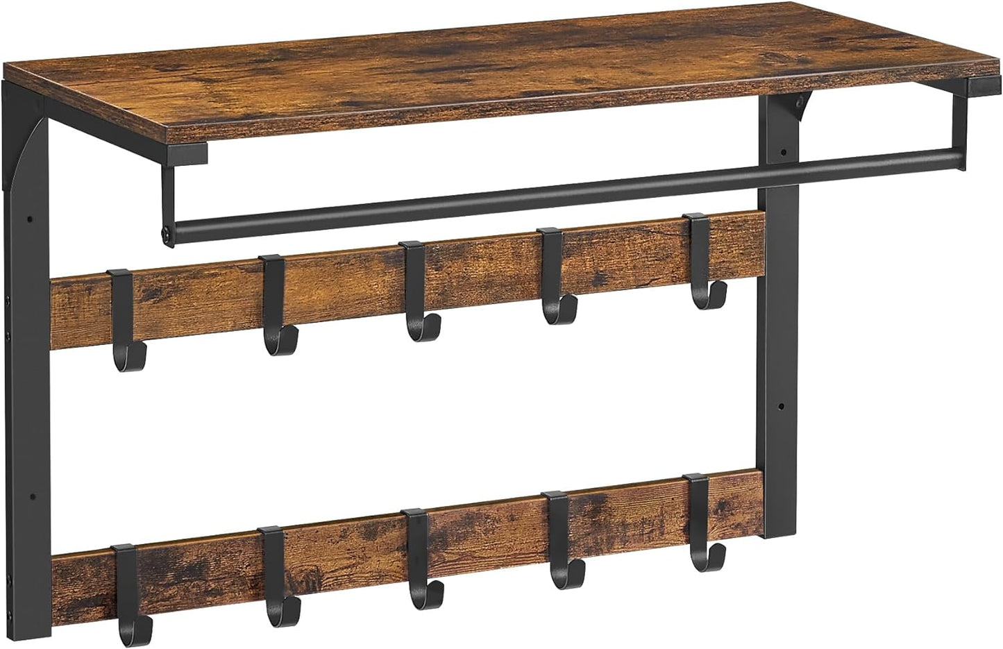 VASAGLE Wall-Mounted Coat Rack