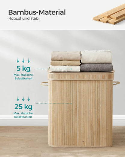 SONGMICS Laundry Basket LCB063N01