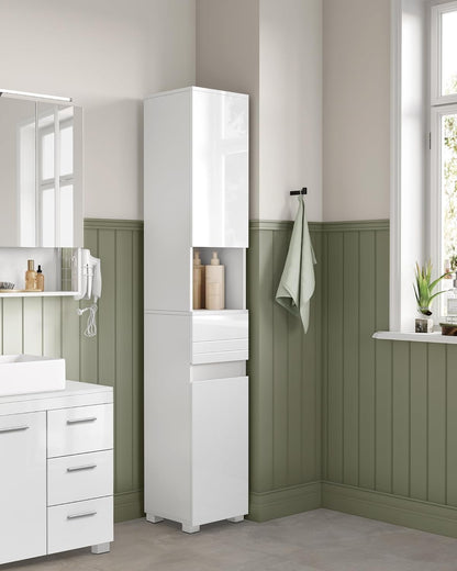 VASAGLE Tall Bathroom Cabinet BBC560P31