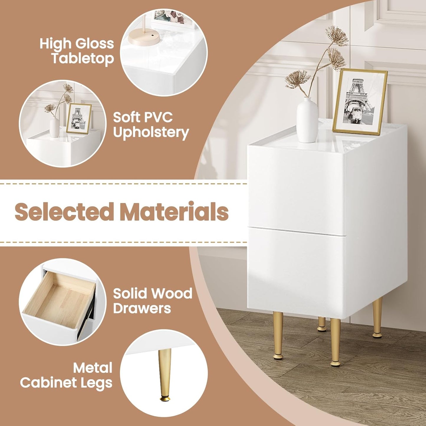 WOLTU Bedside Table (NTS10WS01)