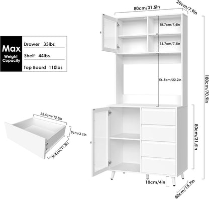 Storage Cabinet with Large Countertop