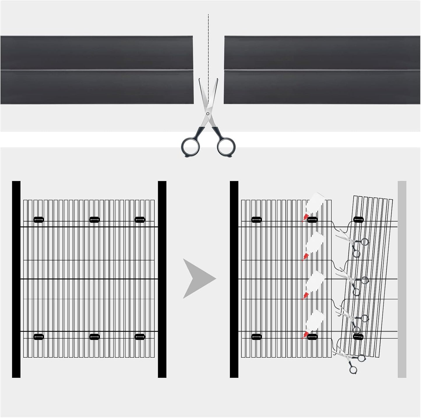 WOLTU PVC Privacy Screen Mat
