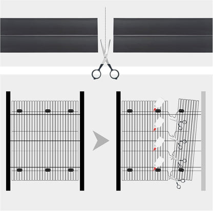 WOLTU PVC Privacy Screen Mat