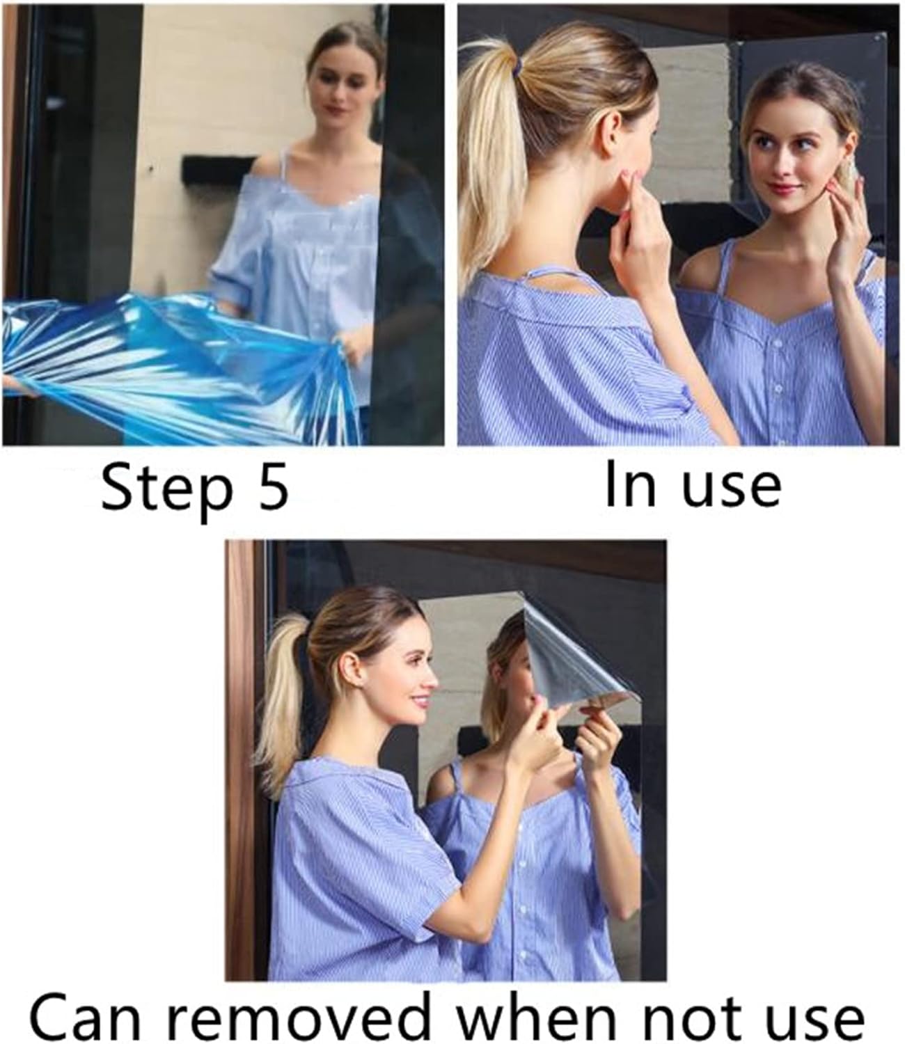 Non Glass Adhesive Mirror