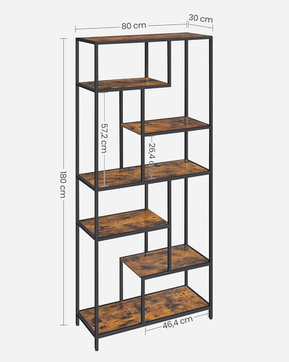 VASAGLE Bookcase, 6-Tier Bookcase