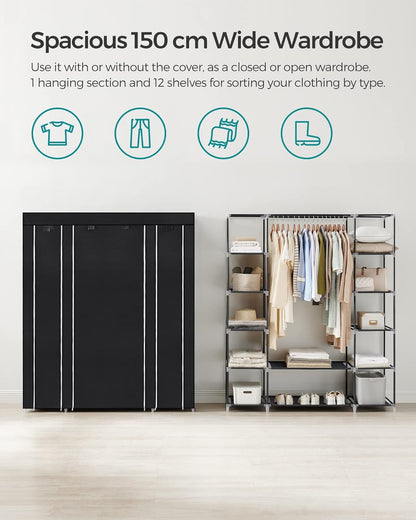 SONGMICS Fabric Wardrobe LSF03H