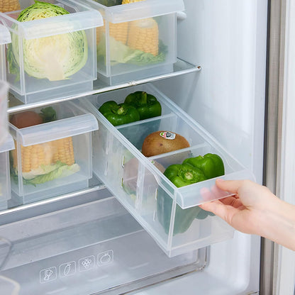 Refrigerator Kitchen Stackable Storage Box