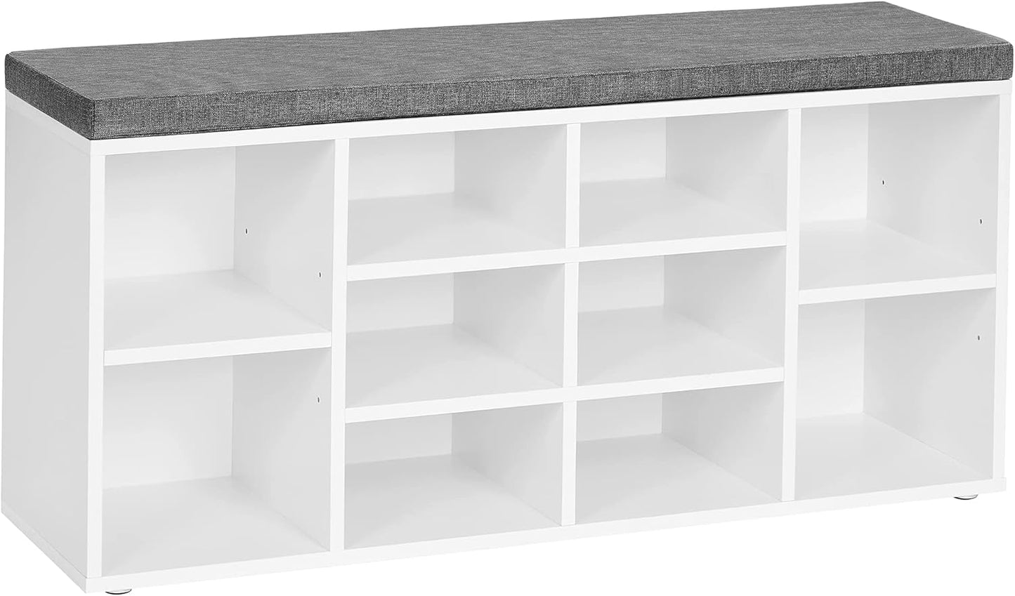 VASAGLE Shoe Bench with Cushion ULHS10WT