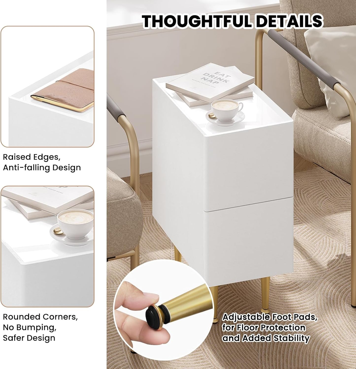 WOLTU Bedside Table (NTS10WS01)