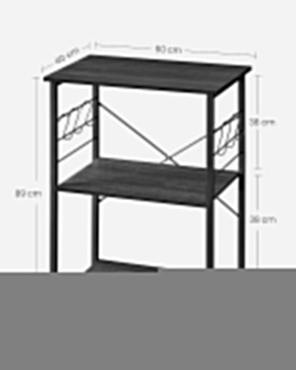 VASAGLE Kitchen Rack KKS060B42