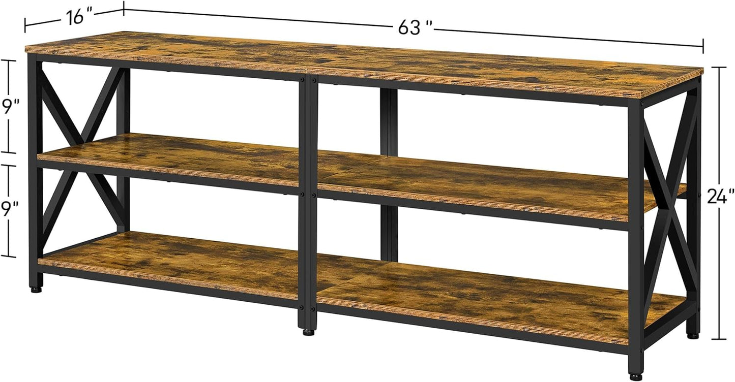 Rustic Brown TV Stand