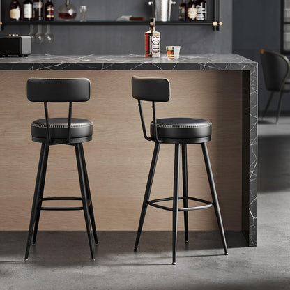 VASAGLE Set of 2 Bar Stool