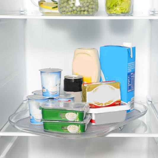 Rotating Fridge Organizer Tray